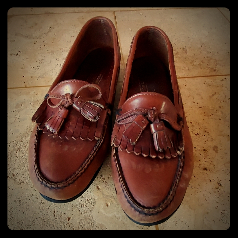 Vintage Brown Leather Loafers